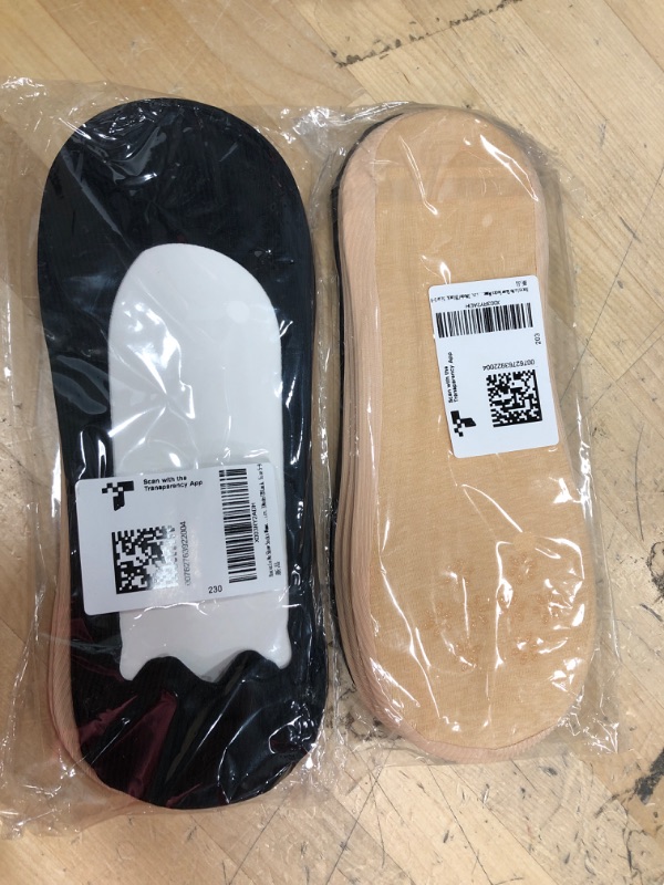 Photo 2 of (2 PACK)Hocerlu No Show Socks Womens Ultra Low Cut Liner Socks Non Slip Hidden Invisible for Flats Boat 3-5 Pairs, Size 5-8/8-11 8-11 5 Pairs (3nude+2black)
