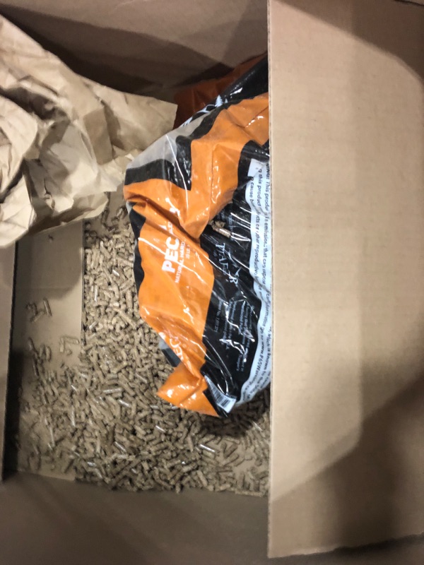 Photo 1 of **TEAR IN BAG BUT CONTAINED IN BOX**
Traeger Grills Pecan 100% All-Natural Wood Pellets for Smokers and Pellet Grills, BBQ, Bake, Roast, and Grill, 20 lb. Bag Pecan Pellets