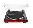 Photo 1 of Audio-Technica AT-LP60XBT-RD Fully Automatic Belt-Drive Stereo Turntable, Red/Black, Bluetooth, Hi-Fi, 2 Speed 