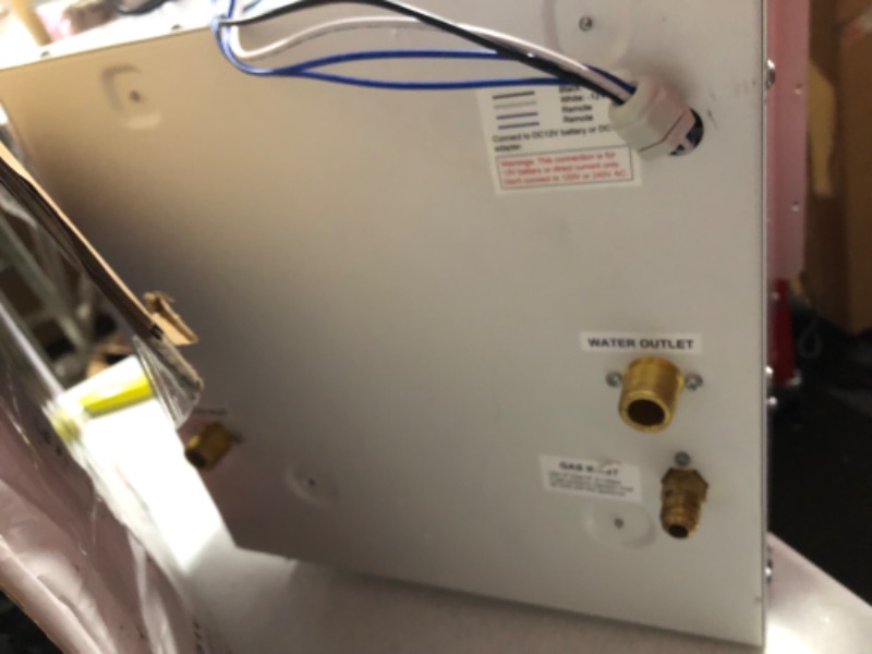 Photo 10 of *MINOR SCRATCHES*
Propane Tankless RV Water Heater, Camplux 2.64 GPM White