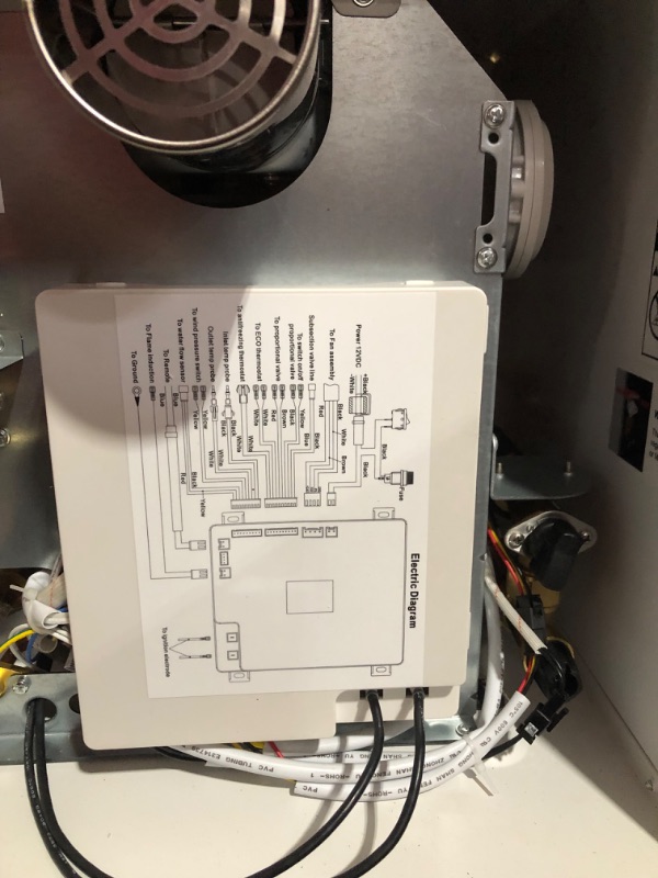 Photo 5 of *MINOR SCRATCHES*
Propane Tankless RV Water Heater, Camplux 2.64 GPM White