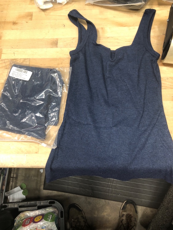 Photo 1 of 2 pack of blue XS tank tops