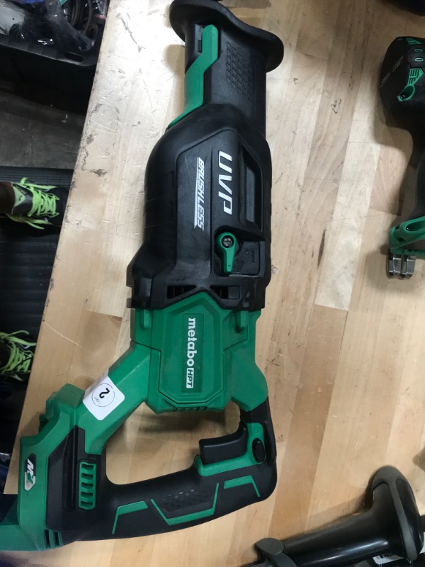 Photo 2 of 36V MultiVolt Cordless Reciprocating Saw (Tool Body Only) | Metabo HPT CR36DAQ4