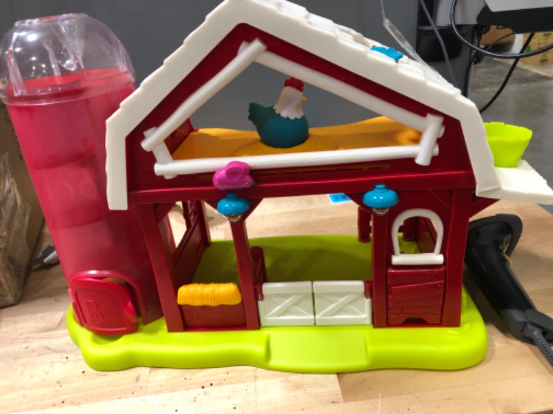 Photo 2 of B. – Interactive Toy Barn – Farm Animals – Red Barn with Lights & Sounds – Musical Farm Toys for Kids – 2 Years + – Musical Fun Farm