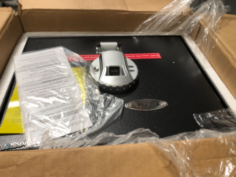 Photo 1 of **PARTS ONLY**
Barska Biometric Fingerprint Top Opening Security Drawer Safe Box 0.23 Cubic Ft AX11556