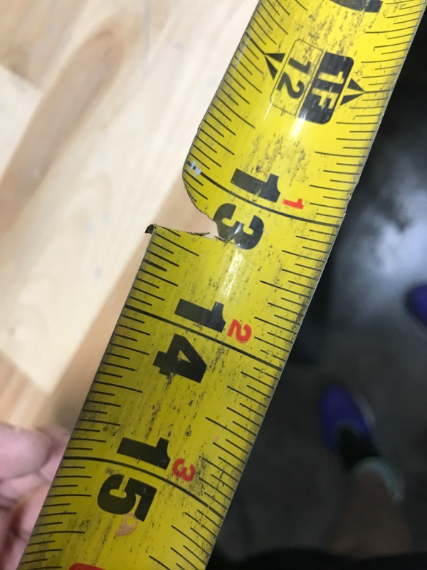 Photo 2 of 25 ft. x 1-5/16 in. Wide Blade Magnetic Tape Measure with 17 ft. Reach
