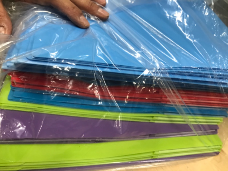 Photo 1 of 20 PLASTIC SCHOOL FOLDERS 