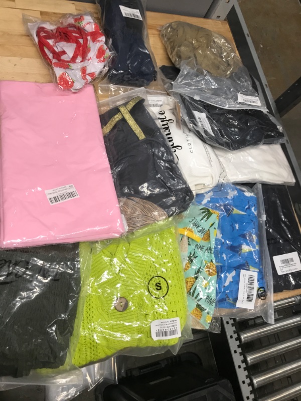 Photo 1 of assorted clothing bundle assorted sizes 13 items  