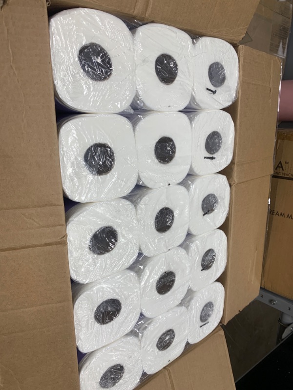 Photo 2 of Amazon Basics 2-Ply Toilet Paper 5 Packs, 6 Rolls per pack (30 Rolls total) (Previously Solimo)