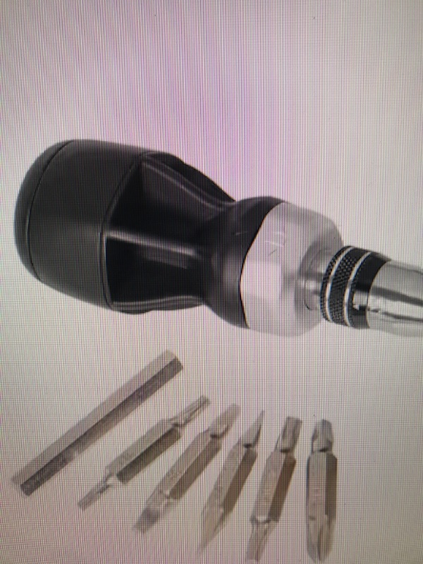 Photo 1 of 12-in-1 Quick Load Ratcheting Stubby Screwdriver Set
