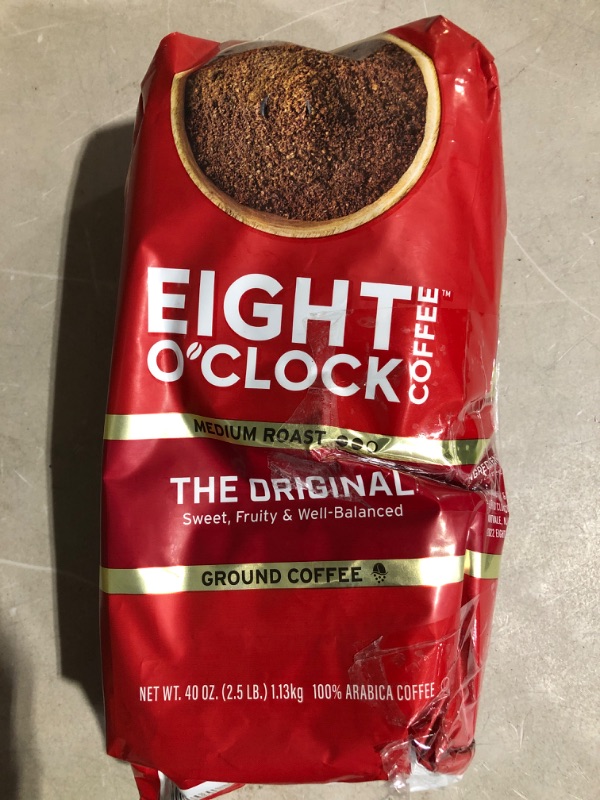 Photo 2 of 11/16/23**Eight O'Clock Whole Bean Coffee, The Original, 40 Ounce Original 2.3 Pound (Pack of 1)