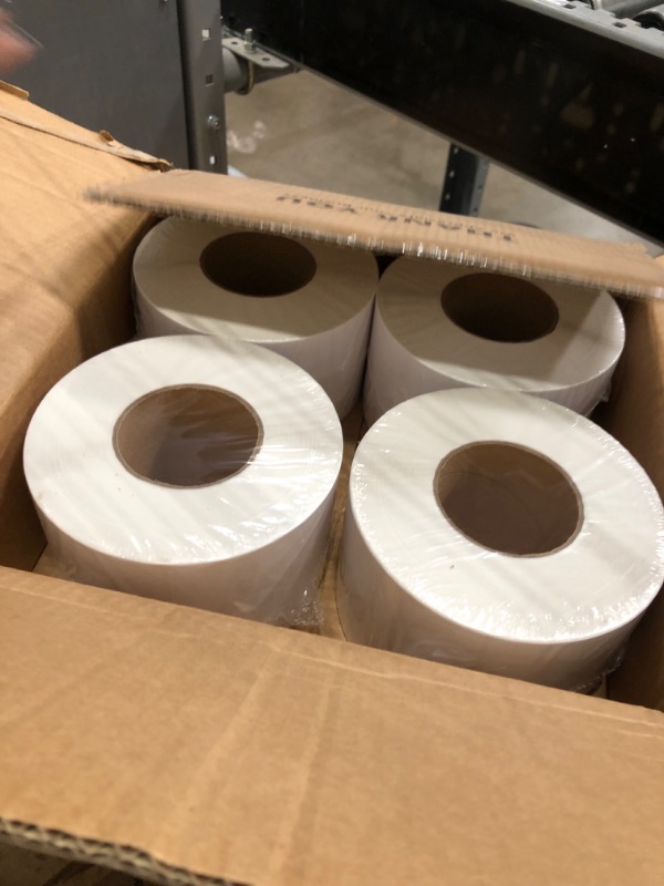 Photo 1 of L LIKED Directr Thermal Labels 4" x 6" Perforated Industrial Thermal Shipping Labels 4000 Labels with 3"Core,4 Rolls 4000 Labels 4 Rolls