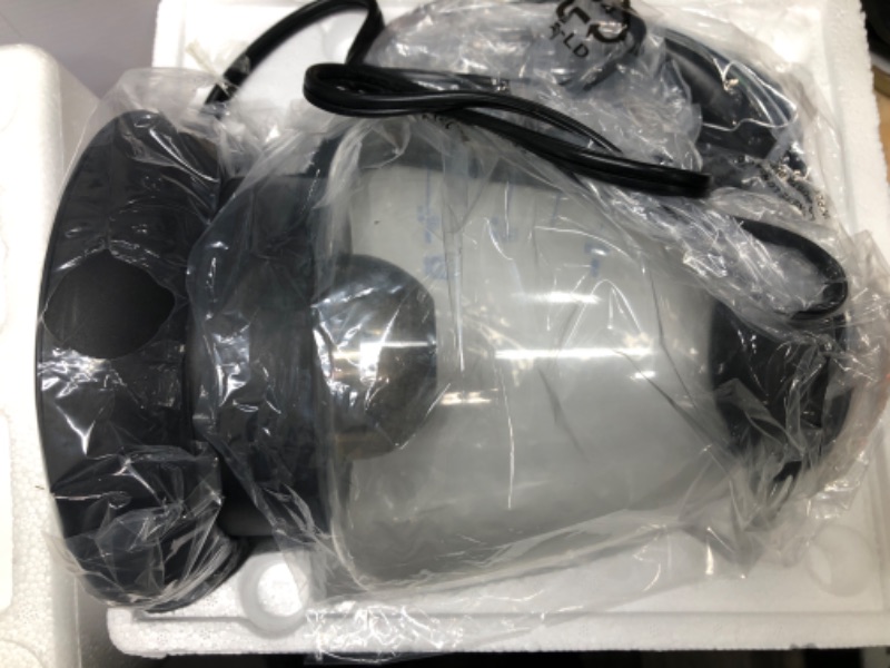 Photo 1 of **PARTS ONLY DOES NOT FUNCTION**
Capresso 259 Water Kettle, 10" x 8.25" x 6.25", Polished Chrome 1 Polished Chrome