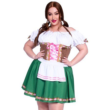 Photo 1 of Wonderland Women S Halloween Oktoberfest Fancy Dress Costume for Adult 1X
