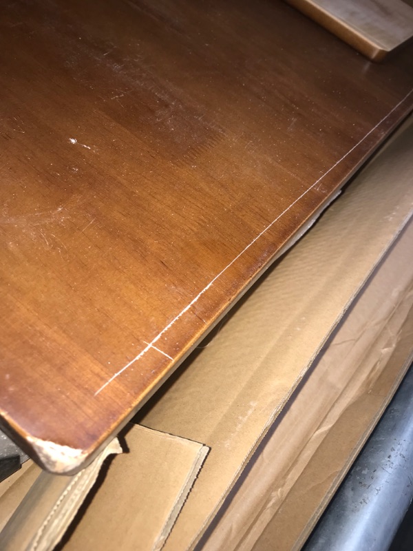 Photo 2 of *UNKNOWN BRAND/MODEL** * MISSING HARDWARE** BROWN DESK/TABLE 