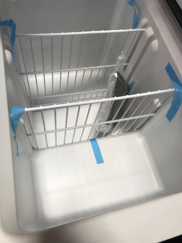 Photo 1 of Whynter CUF-210SS Mini, 2.1 Cubic Foot Energy Star Rated Small Upright Freezer with Lock, Stainless Steel, Black