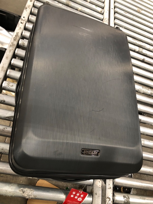 Photo 2 of  3 PIECE SET American Tourister Moonlight Hardside Expandable Luggage with Spinner Wheels, Anthracite,
