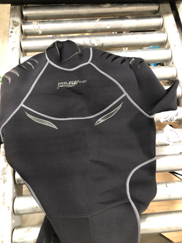 Photo 3 of Phantom Aquatics Marine Men's Shorty Wetsuit for Scuba or Snorkeling All Black 3X-Large