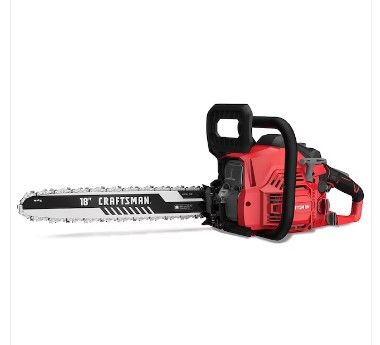 Photo 1 of Craftsman S1800 18" 42cc 2-Cycle Gas Chainsaw - Red
