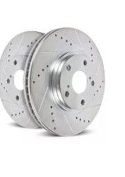 Photo 1 of PowerStop Evolution Zinc Coated Drilled and Slotted Brake Rotor Pair