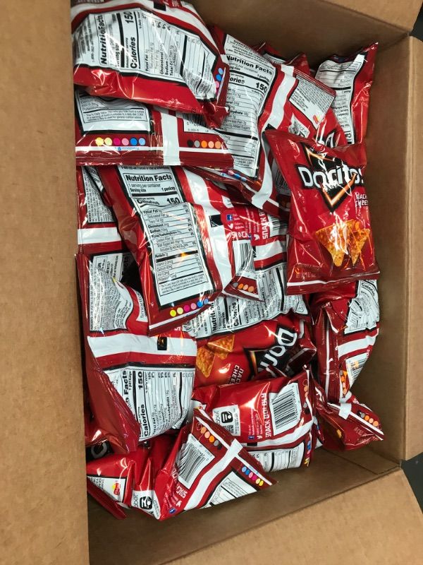 EXPIRED 08/2023* Doritos Nacho Cheese Flavored Tortilla Chips, 1oz