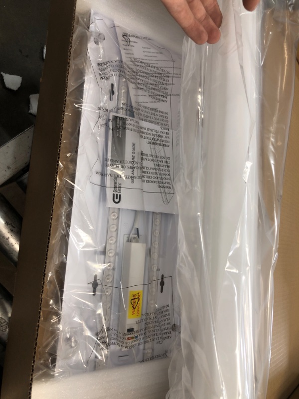 Photo 2 of Puff Diffuser - Flush Mount Ceiling Light for Kitchen Cloud Lens 17" (W) X 51 1/4" (L) X 4 3/4" (Depth) | Critical: Between The Clips: 13-7/8"