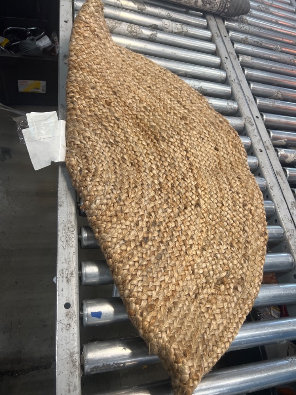 Photo 1 of 3ft round woven rug 