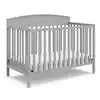 Photo 1 of Benton Pebble Gray 4-in-1 Convertible Crib
