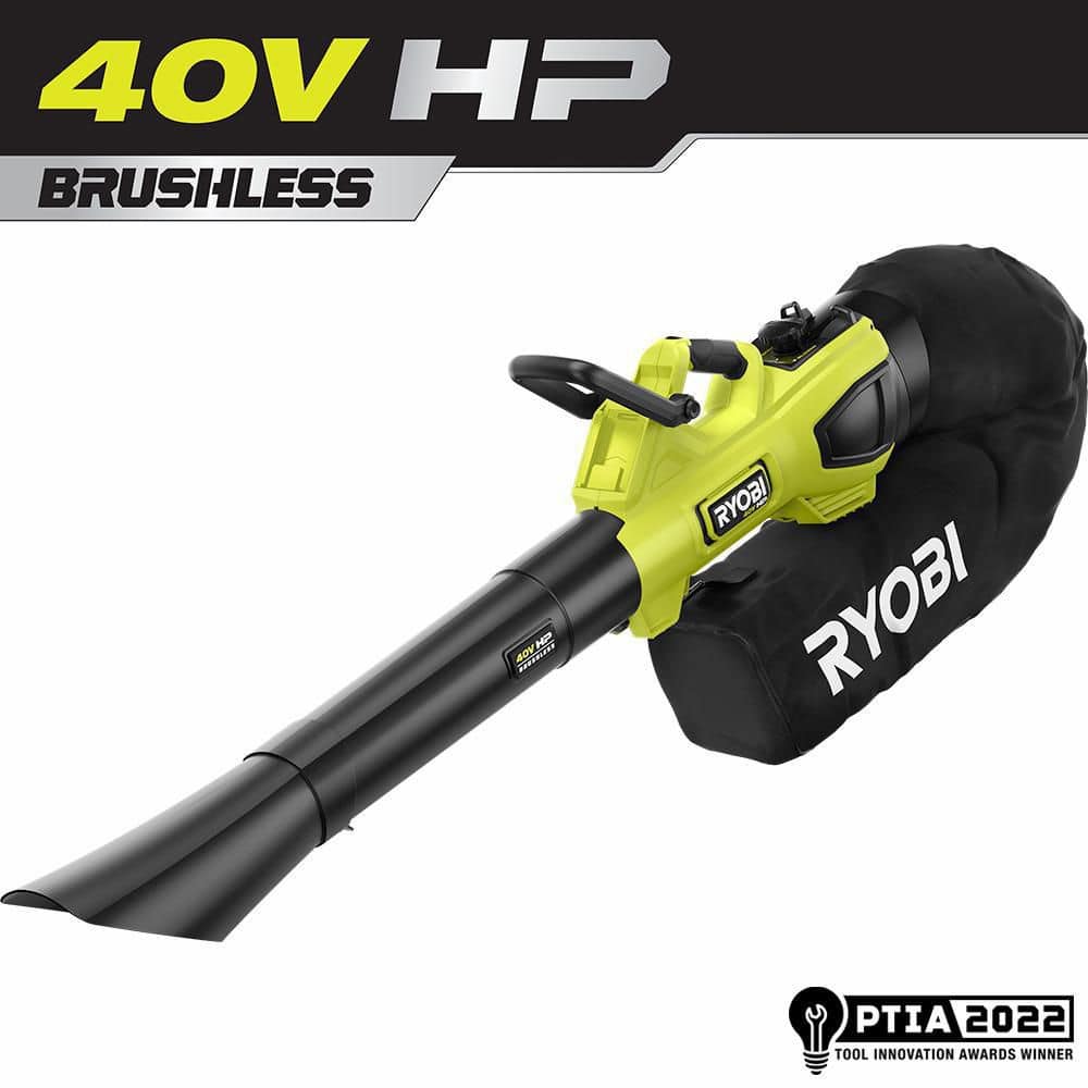 Photo 1 of 40V HP Brushless 100 MPH 600 CFM Cordless Leaf Blower/Mulcher/Vacuum (Tool Only)
