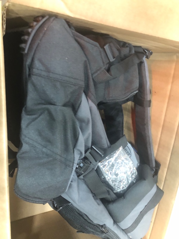 Photo 1 of ClevrPlus Deluxe Adjustable Baby Carrier Outdoor Hiking Child Backpack Camping Grey