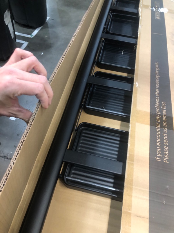 Photo 1 of JOISCOPE 5 Step Ladder,Folding Step Stools for Adults with Wide Anti-Slip Pedal, 600lbs Lightweight Sturdy Steel Ladder,Convenient Handgrip,Portable Folding Ladder for Home Kitchen Office,Black B-black 5 Steps