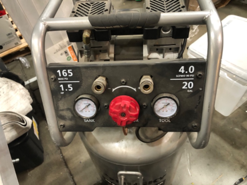 Photo 3 of 20 Gal. Vertical Electric-Powered Silent Air Compressor