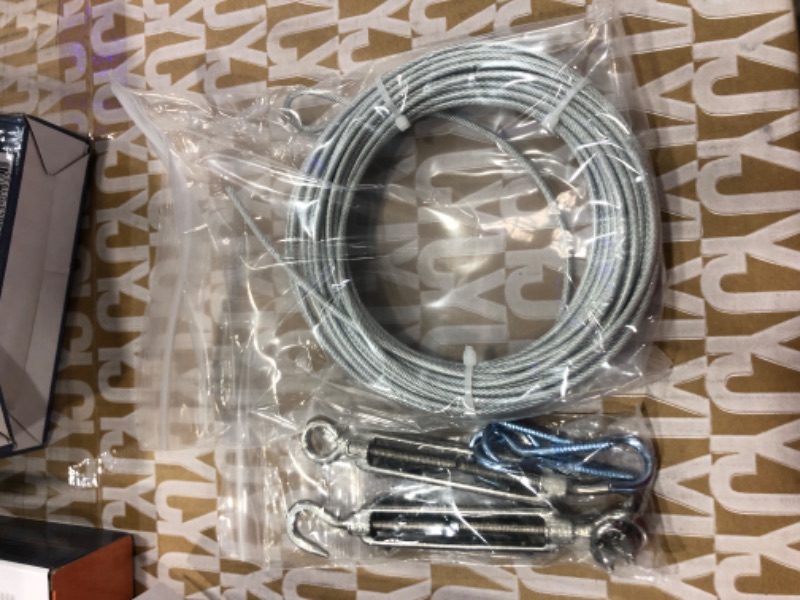 Photo 1 of 
Newhouse Lighting
48 ft. String Light Hanging, Mounting Kit, Wire, Mounting Hooks