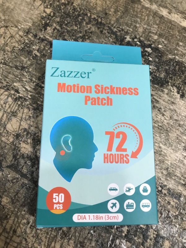 Photo 2 of Motion Sickness Patches 50 Sheets – Sea Sickness Patches for Cruise -Dizziness Vertigo & Nausea Relief, for Cruise Ships, Airplanes, Cars, Non Drowsy, Travel Essentials,Cruise Essentials 50 Count