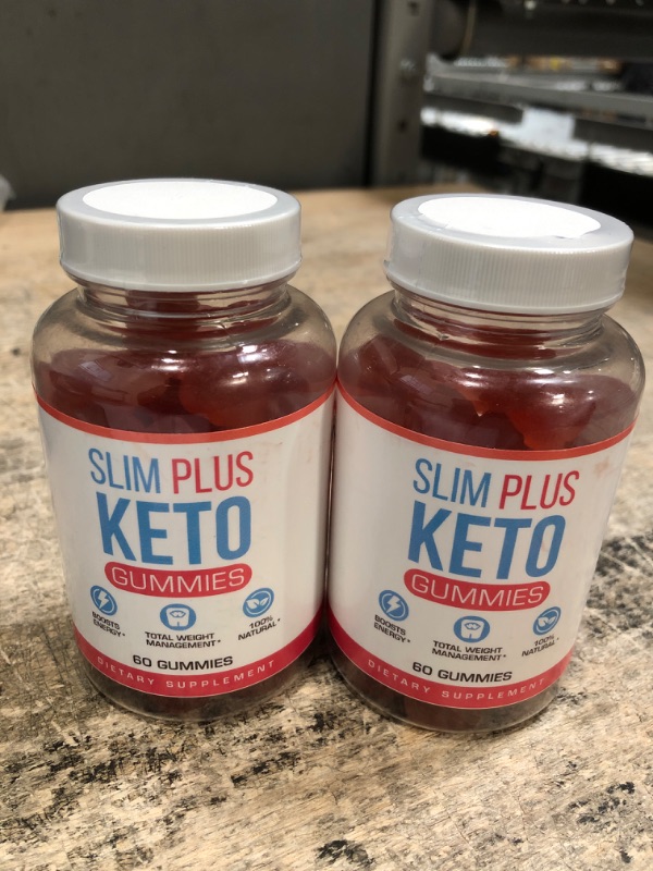 Photo 2 of (2 Pack) Slim Plus Keto ACV Gummies - Official - Keto Slim Plus ACV Advanced Weight Loss Formula Shark Plus Tank Apple Cider Vinegar Dietary Supplement B12 Beet Root Juice Men Women (120 Gummies)
