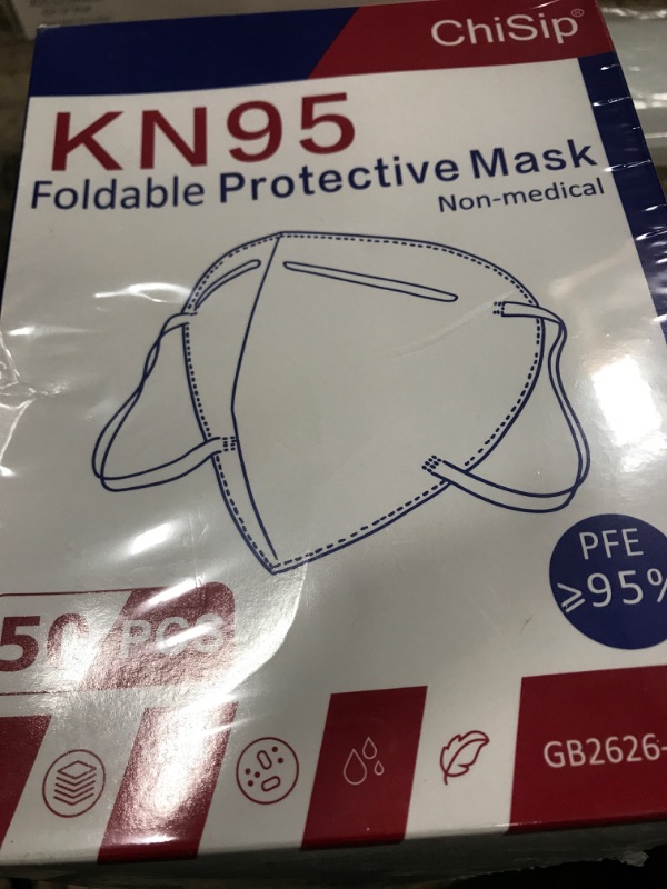 Photo 1 of  KN95 Face Mask 50 PCs,  Disposable Masks Respirator for Protection
