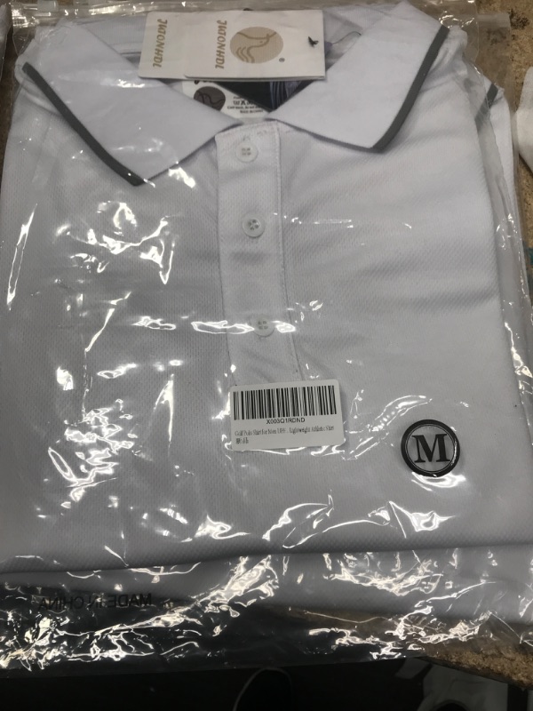 Photo 1 of Men's Polo Shirt White Med