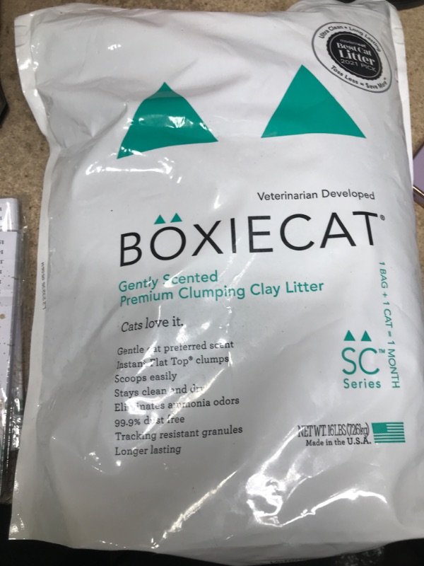 Photo 1 of  Boxiecat Premium Clumping Clay Cat Litter - Gently Scented Formula