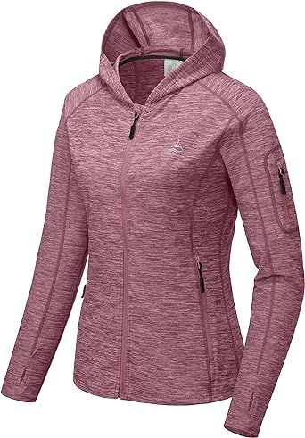 Photo 1 of Dasawamedh Women's Running Sport Track Jacket Full Zip Workout Athletic Fitness Jackets for Training with Thumb Holes Med