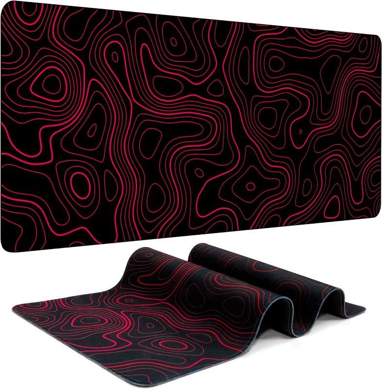 Photo 1 of Topographic Contour Gaming Mouse Pad 