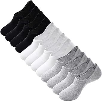 Photo 1 of Breslatte No Show Socks Womens Men Non-slip Athletic No See Low Short Invisible Low Cut Socks for Women