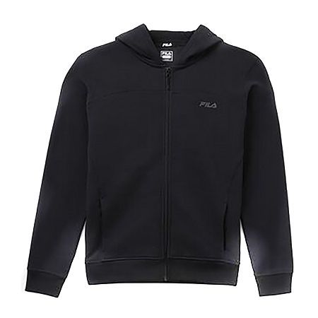 Photo 1 of Fila Womens Long Sleeve Hoodie, Medium , Black
