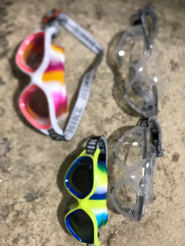 Photo 1 of bundle of 4---nike swim goggles 