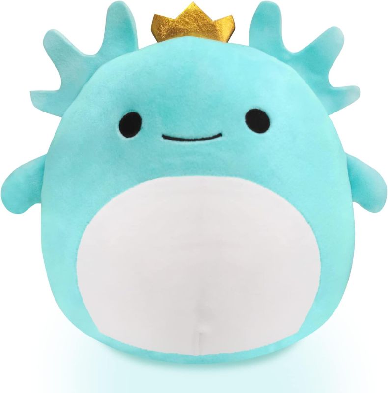 Photo 1 of 1Pcs Axolotl Stuffed Animal Toy,8 Inch Cute and Soft Plush Pillow Toy,Great Gift for Kids Birthdays,Christmas (Blue)
