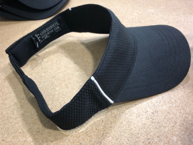 Photo 2 of FAHRENHEIT HEADWEAR BLACK VISOR