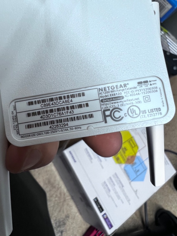 Photo 3 of NETGEAR Wi-Fi Range Extender EX6120 - Coverage Up to 1500 Sq Ft and 25 Devices with AC1200 Dual Band Wireless Signal Booster & Repeater (Up to 1200Mbps Speed), and Compact Wall Plug Design WiFi Extender AC1200