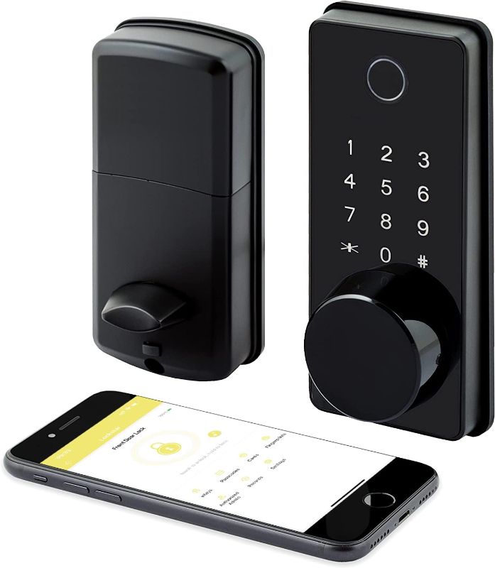 Photo 2 of LOCKSTAR® Smart Door Lock • Keyless Deadbolt • Multiple Entry Methods – APP • Fingerprint Touch ID • Keypad Code • FOB • Traditional Key • Smart Home Devices •
