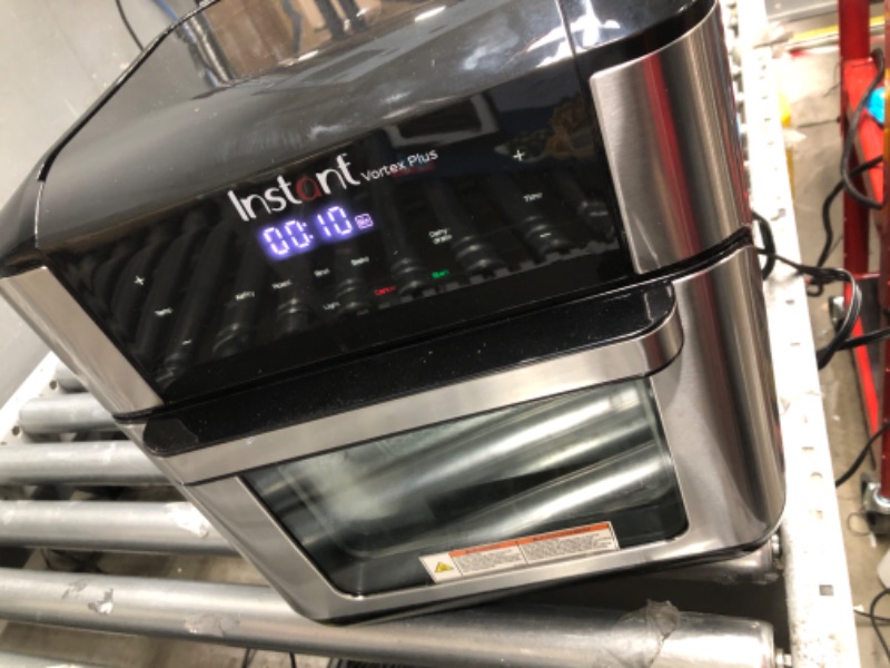 Photo 2 of **COOCKWARE NOT INCLUDED**  Instant Vortex Plus Air Fryer Oven 7 in 1 with Rotisserie, with 6-Piece Pyrex Littles Cookware