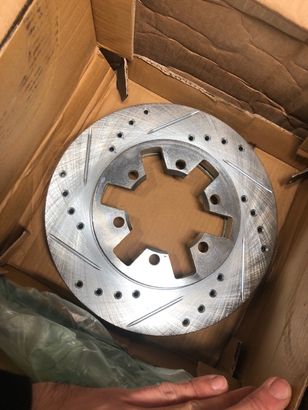Photo 2 of **ONLY THE ROTARS**  Hart Brakes Front Brakes and Rotors Kit |Front Brake Pads| Brake Rotors and Pads| Ceramic Brake Pads and Rotors |fits 1985 Nissan 720, 1986-1994 Nissan D21, 1995-1997 Nissan Pickup PHCF.42157.02