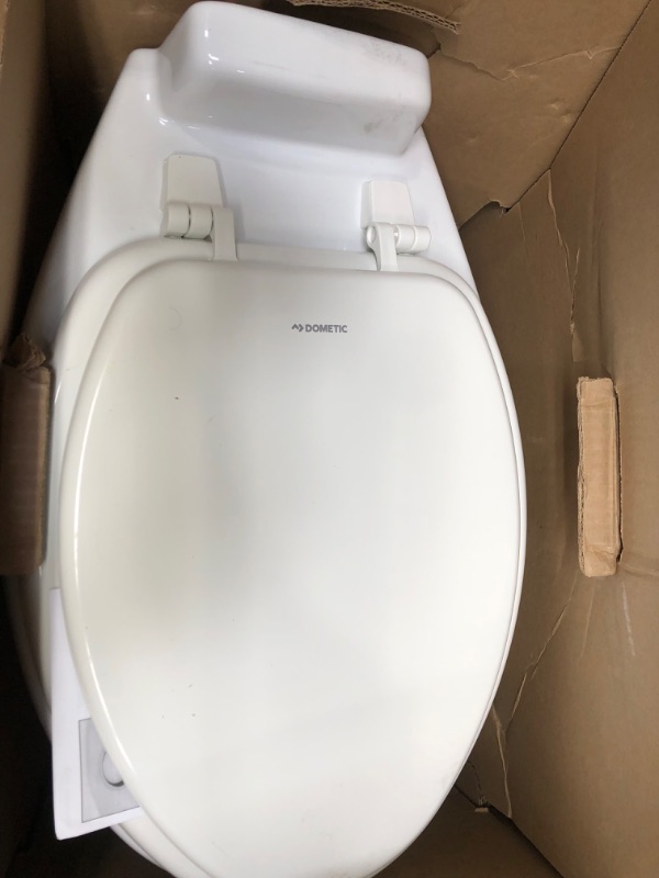 Photo 2 of Dometic 320 series Low Profile RV Toilet, White White Low Profile Toilet